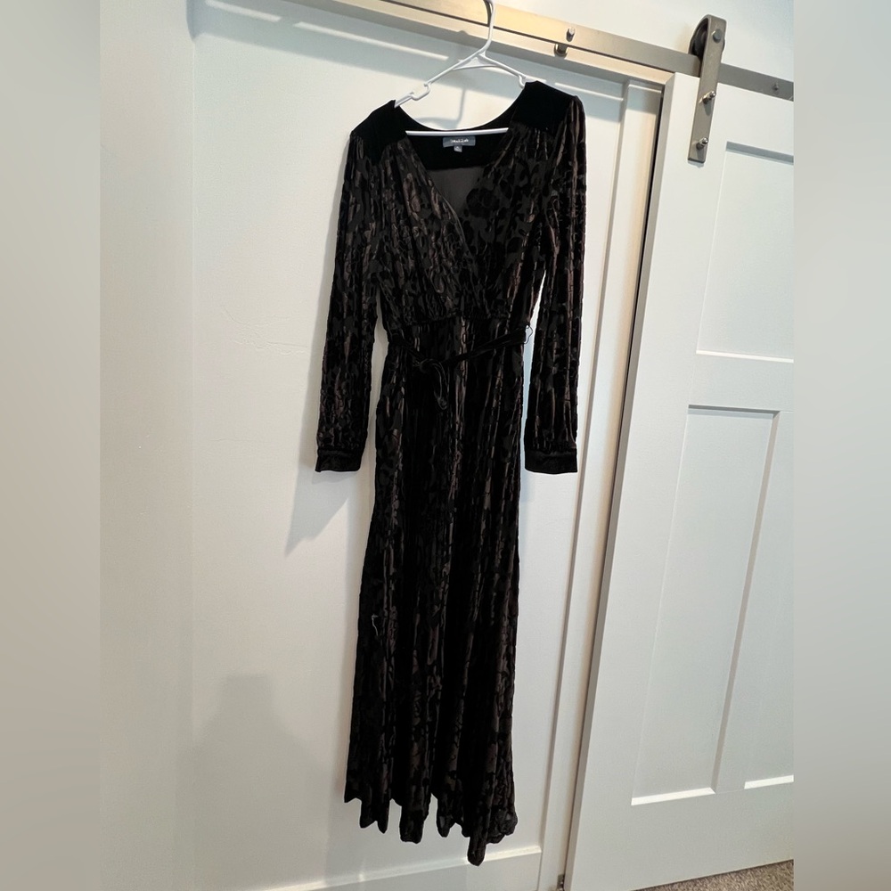 ModCloth XL Burnout Velvet Dress